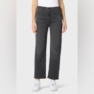 98% cotton Hudson Jeans Dark Gray Flare & Wide Leg